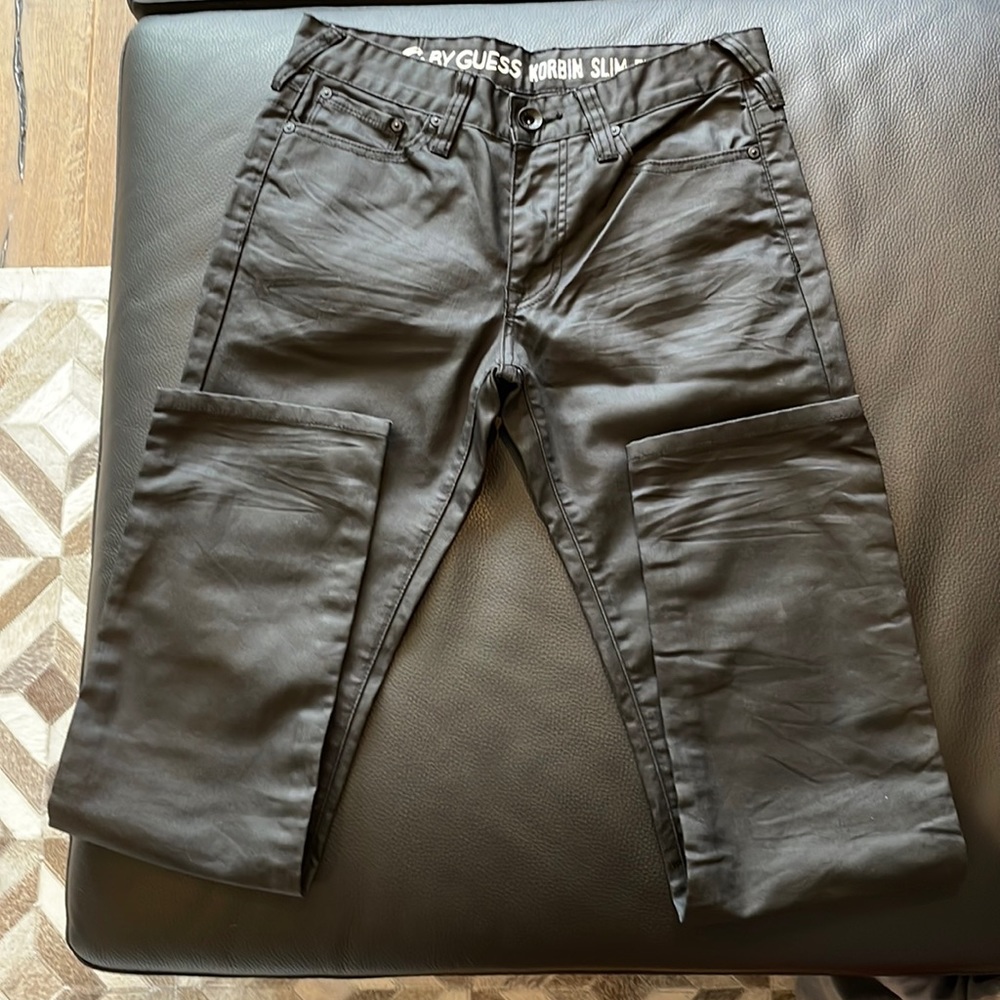 Unique Men’s G by Guess Korbin Slimfit Black Jeans, Clean, Excellent Condition
